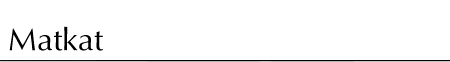matkat.gif (1200 bytes)