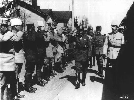 Von der Goltz vierailulla Mikkelin pmajassa